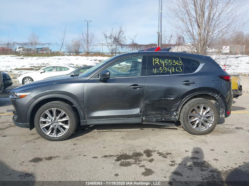 2019 Mazda Cx-5 Grand Touring VIN: JM3KFBDM4K0594263 Lot: 12455363
