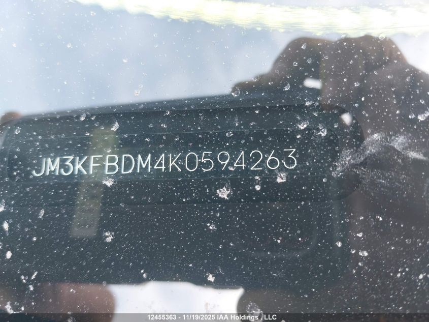 2019 Mazda Cx-5 Grand Touring VIN: JM3KFBDM4K0594263 Lot: 12455363