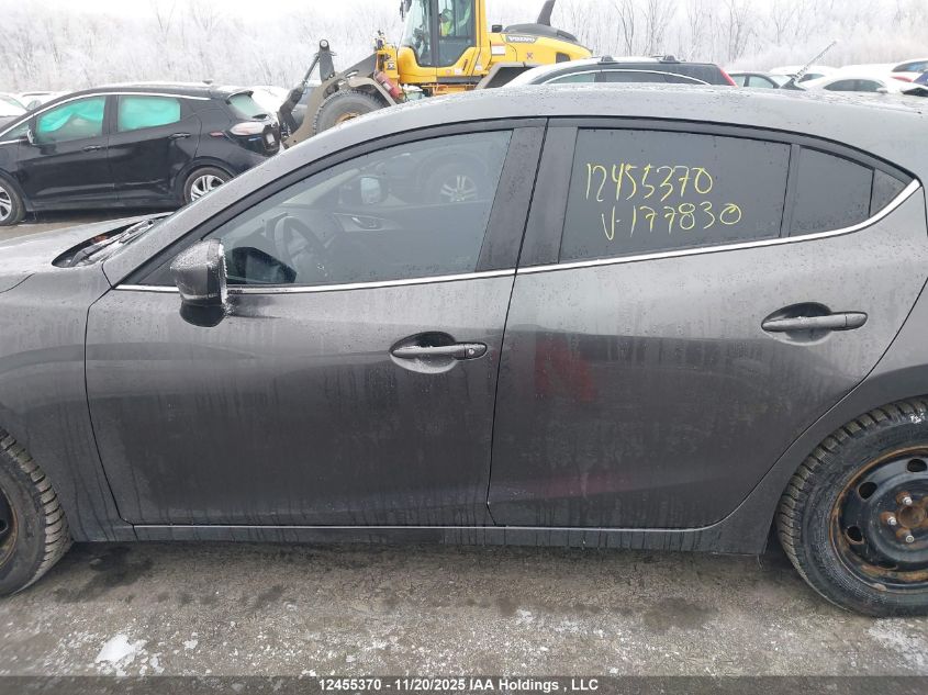 2018 Mazda 3 Touring VIN: JM1BN1L77J1177830 Lot: 12455370