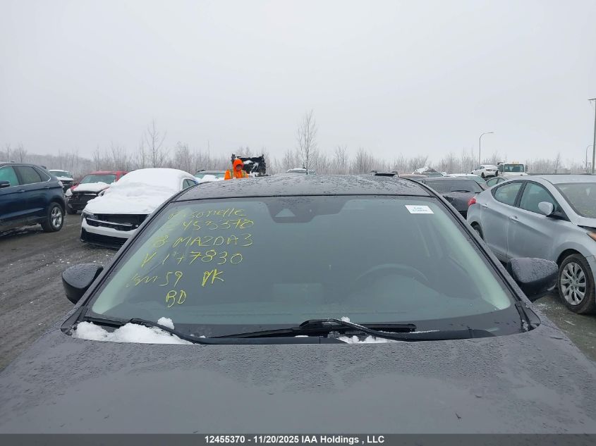 2018 Mazda 3 Touring VIN: JM1BN1L77J1177830 Lot: 12455370