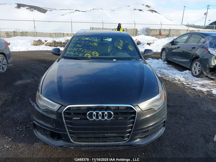 2012 Audi A6 Prestige VIN: WAUJGCFC8CN169657 Lot: 12455378