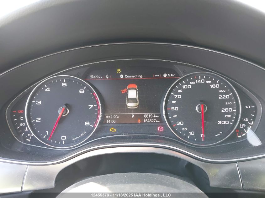 2012 Audi A6 Prestige VIN: WAUJGCFC8CN169657 Lot: 12455378