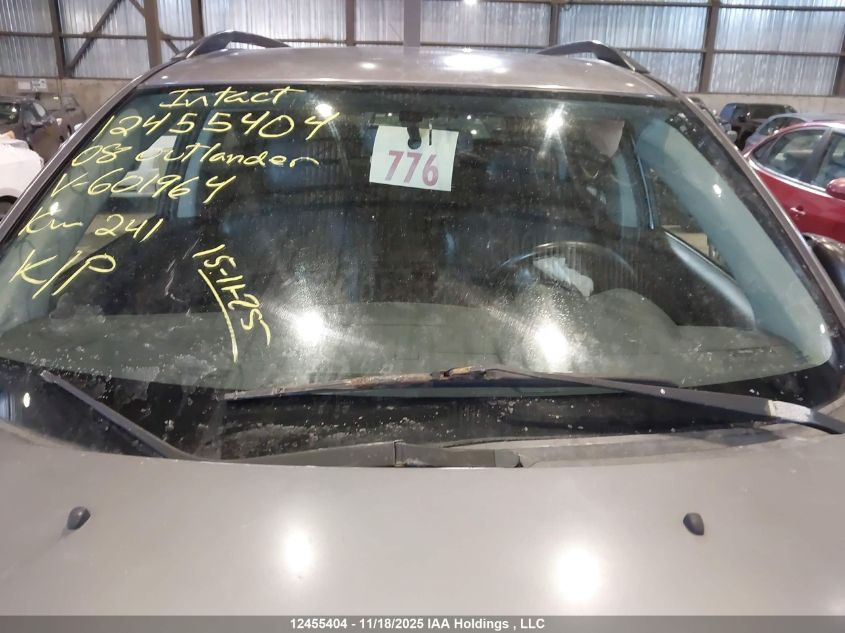 2008 Mitsubishi Outlander VIN: JA4LT21W28Z601964 Lot: 12455404