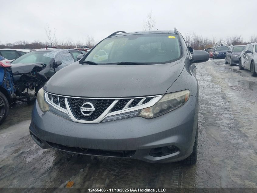 2013 Nissan Murano S/Sl/Le VIN: JN8AZ1MW5DW303023 Lot: 12455406