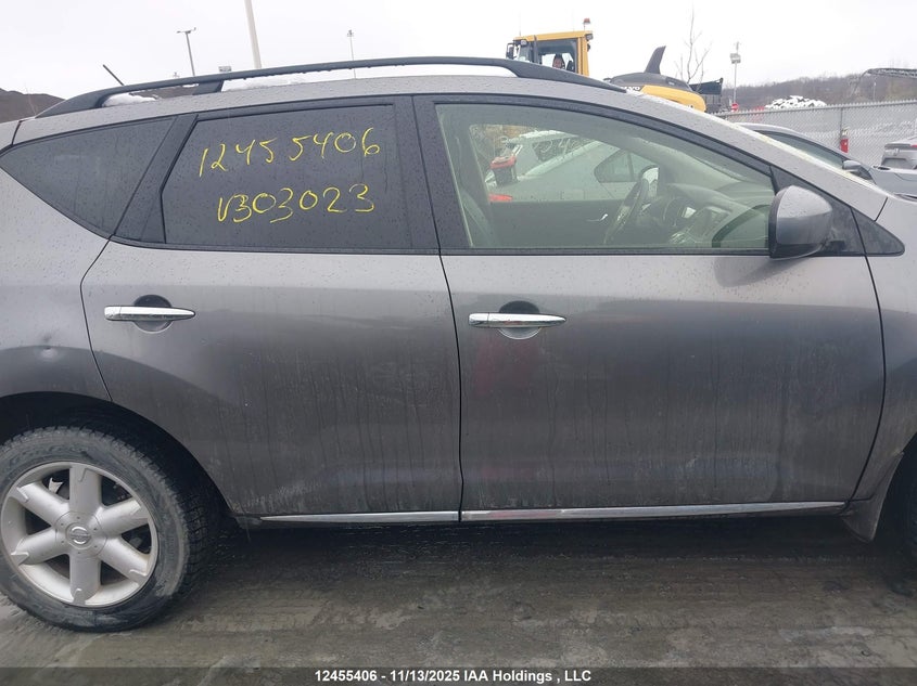 2013 Nissan Murano S/Sl/Le VIN: JN8AZ1MW5DW303023 Lot: 12455406