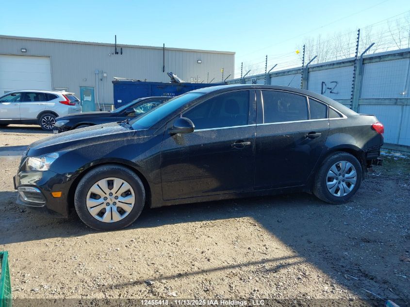 2015 Chevrolet Cruze Lt VIN: 1G1PC5SB0F7257525 Lot: 12455418