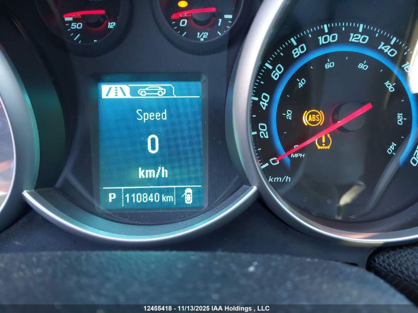 2015 Chevrolet Cruze Lt VIN: 1G1PC5SB0F7257525 Lot: 12455418