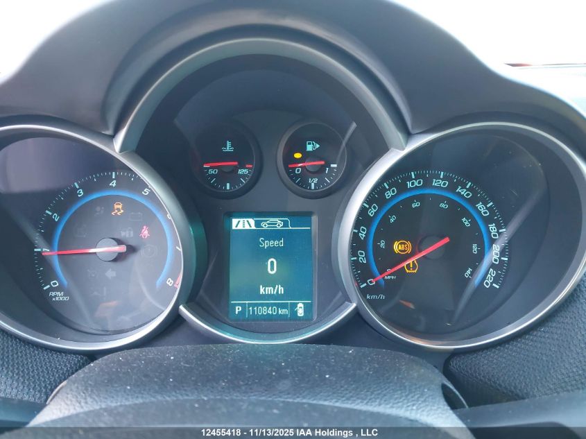 2015 Chevrolet Cruze Lt VIN: 1G1PC5SB0F7257525 Lot: 12455418