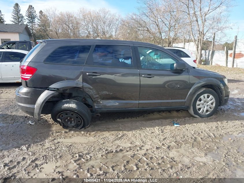 2016 Dodge Journey Se VIN: 3C4PDCABXGT225110 Lot: 12455421
