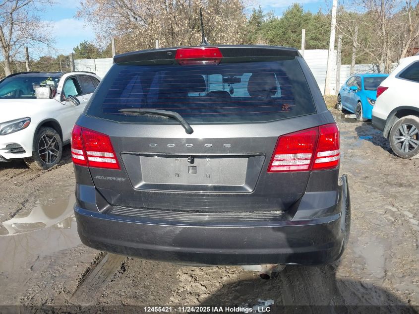 2016 Dodge Journey Se VIN: 3C4PDCABXGT225110 Lot: 12455421