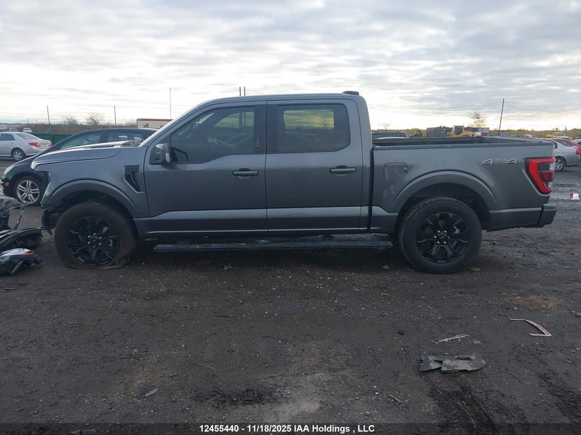 2022 Ford F-150 Lariat VIN: 1FTFW1E88NFB73122 Lot: 12455440