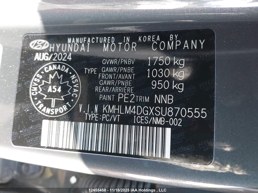 KMHLM4DGXSU870555 2025 HYUNDAI ELANTRA photo no. 19