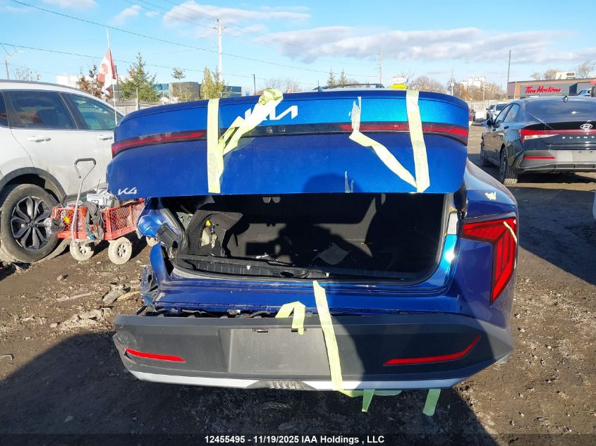 2025 Kia K4 Lx VIN: 3KPFT4DE0SE013016 Lot: 12455495