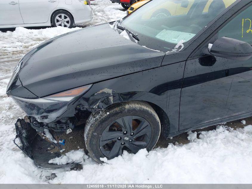 2022 Hyundai Elantra Sel VIN: KMHLM4AG7NU353996 Lot: 12455518