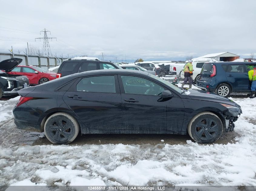 2022 Hyundai Elantra Sel VIN: KMHLM4AG7NU353996 Lot: 12455518