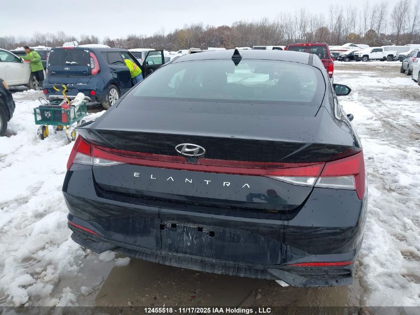 2022 Hyundai Elantra Sel VIN: KMHLM4AG7NU353996 Lot: 12455518