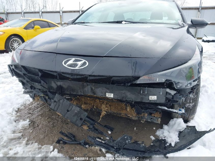 2022 Hyundai Elantra Sel VIN: KMHLM4AG7NU353996 Lot: 12455518