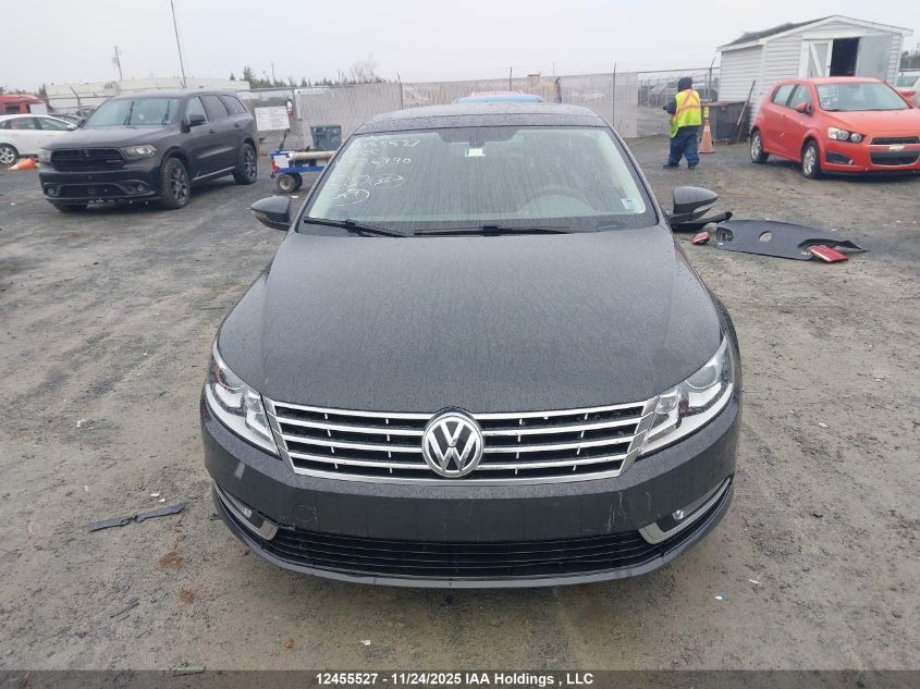 2013 Volkswagen Cc Sport VIN: WVWAN7AN4DE526990 Lot: 12455527