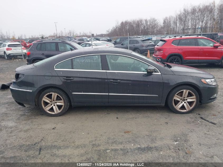 2013 Volkswagen Cc Sport VIN: WVWAN7AN4DE526990 Lot: 12455527