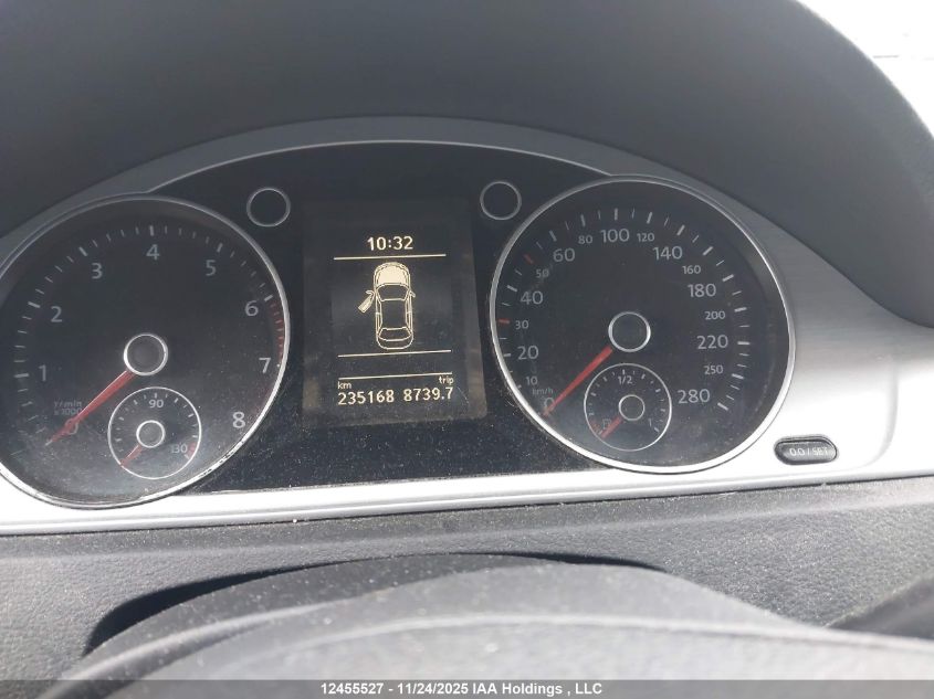 2013 Volkswagen Cc Sport VIN: WVWAN7AN4DE526990 Lot: 12455527