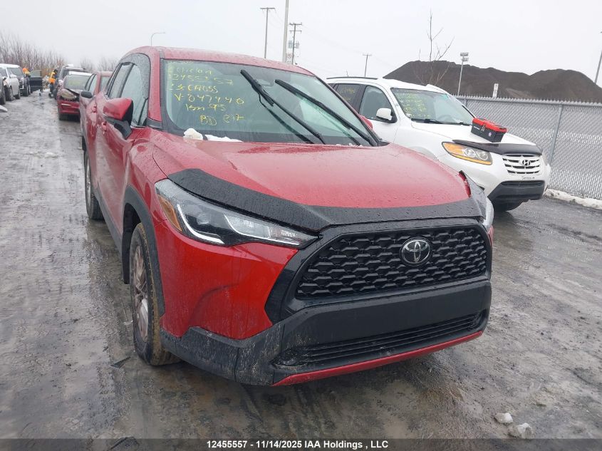 2023 Toyota Corolla Cross Le VIN: 7MUCAAAG6PV049440 Lot: 12455557
