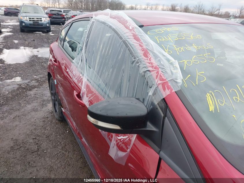 2016 Ford Focus Se VIN: 1FADP3K26GL370655 Lot: 12455560