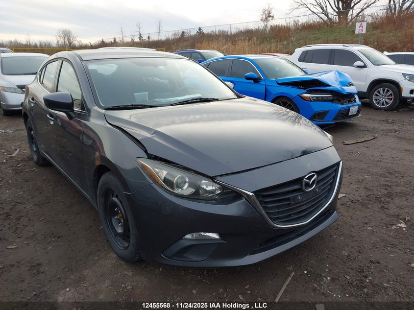 2014 Mazda 3 Touring VIN: JM1BM1L73E1105547 Lot: 12455568