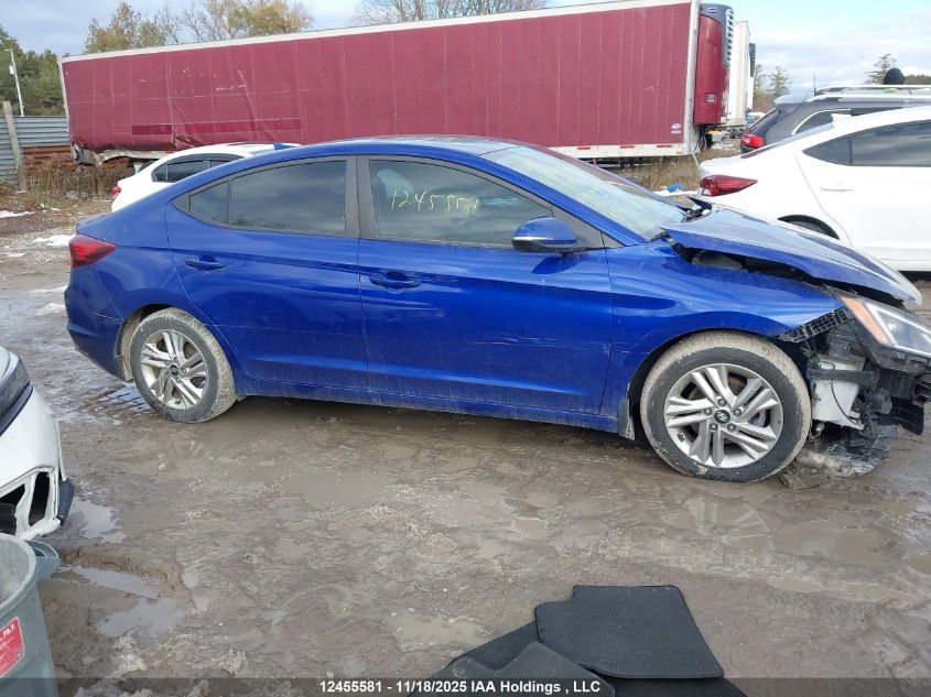 2019 Hyundai Elantra Preferred VIN: KMHD84LF7KU877108 Lot: 12455581