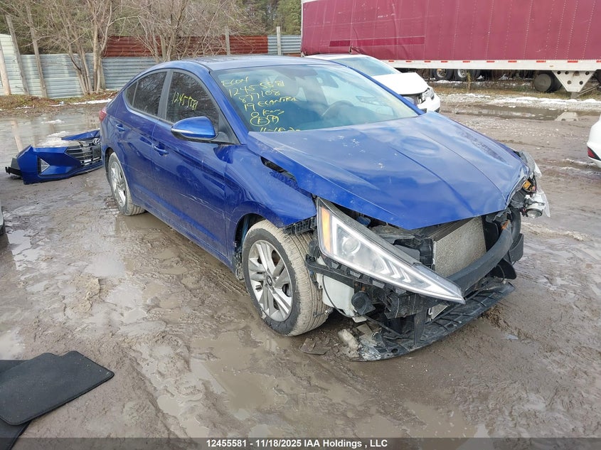 KMHD84LF7KU877108 2019 Hyundai Elantra Preferred auction photo 1