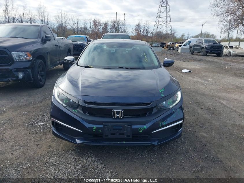 2019 Honda Civic VIN: 2HGFC2F77KH032042 Lot: 12455591