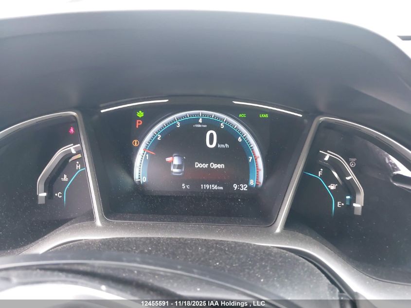 2019 Honda Civic VIN: 2HGFC2F77KH032042 Lot: 12455591