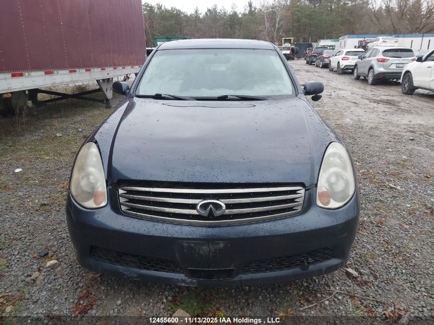 2006 Infiniti G35 VIN: JNKCV51F56M606943 Lot: 12455600