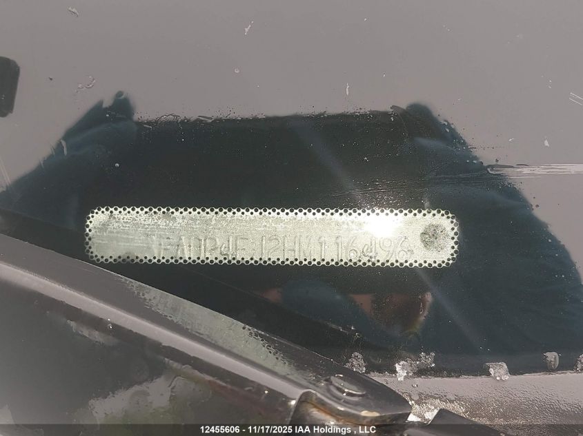 2017 Ford Fiesta Se VIN: 3FADP4EJ2HM116496 Lot: 12455606