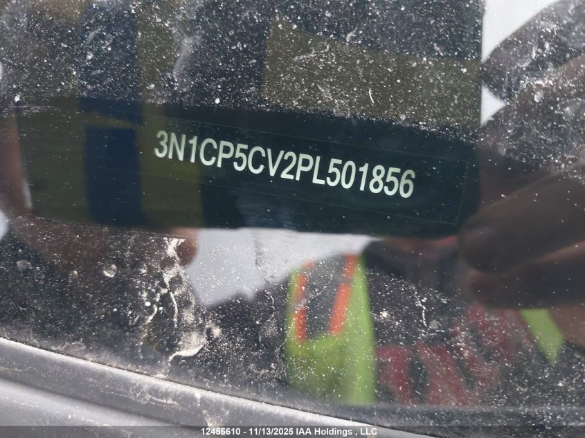 2023 Nissan Kicks Sv VIN: 3N1CP5CV2PL501856 Lot: 12455610