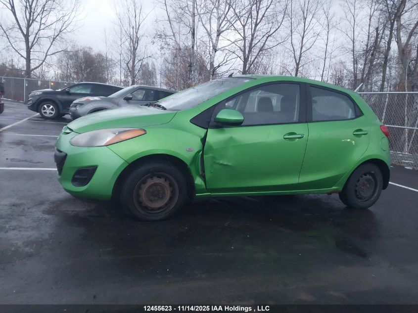 2011 Mazda Mazda2 VIN: JM1DE1HYXB0110933 Lot: 12455623