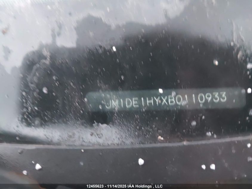 2011 Mazda Mazda2 VIN: JM1DE1HYXB0110933 Lot: 12455623