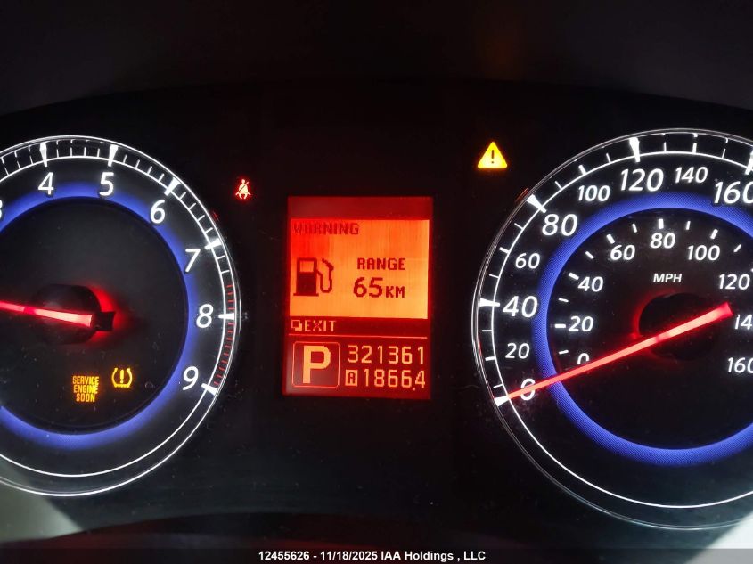 2008 Infiniti Ex35 Journey VIN: JNKAJ09F78M350124 Lot: 12455626