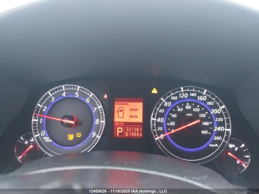 2008 Infiniti Ex35 Journey VIN: JNKAJ09F78M350124 Lot: 12455626