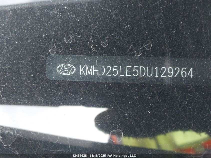 2013 Hyundai Elantra Gt Gl VIN: KMHD25LE5DU129264 Lot: 12455628