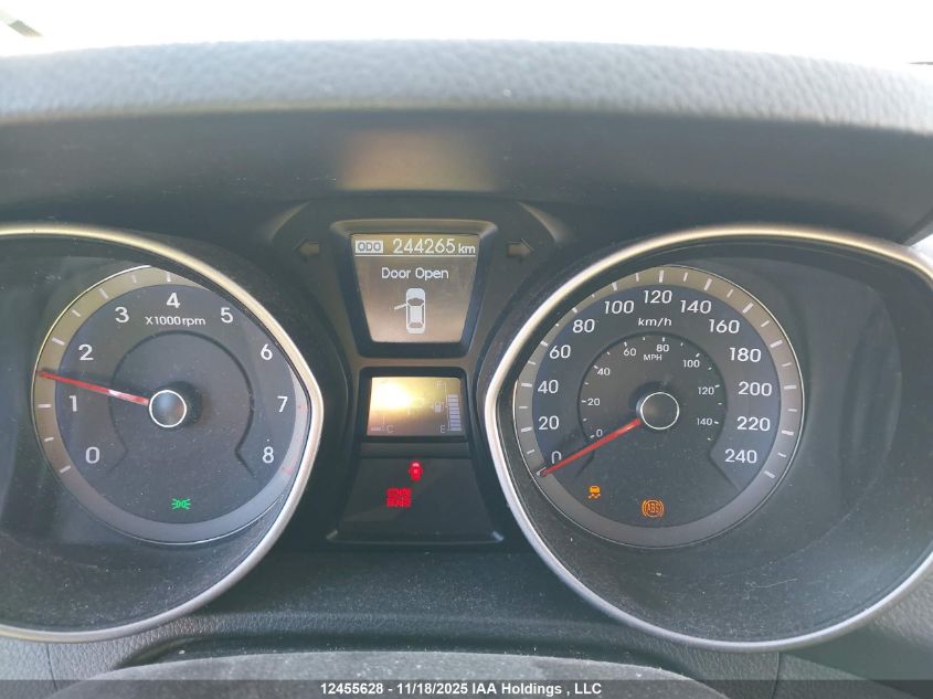 2013 Hyundai Elantra Gt Gl VIN: KMHD25LE5DU129264 Lot: 12455628