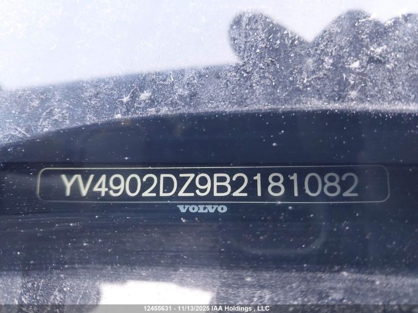 2011 Volvo Xc60 T6 T6 VIN: YV4902DZ9B2181082 Lot: 12455631