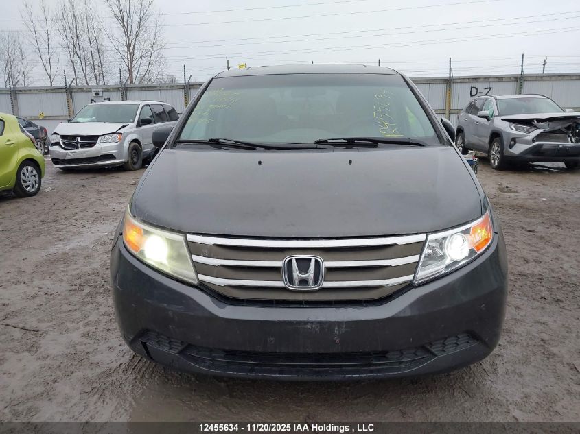 2011 Honda Odyssey Exl VIN: 5FNRL5H62BB510147 Lot: 12455634