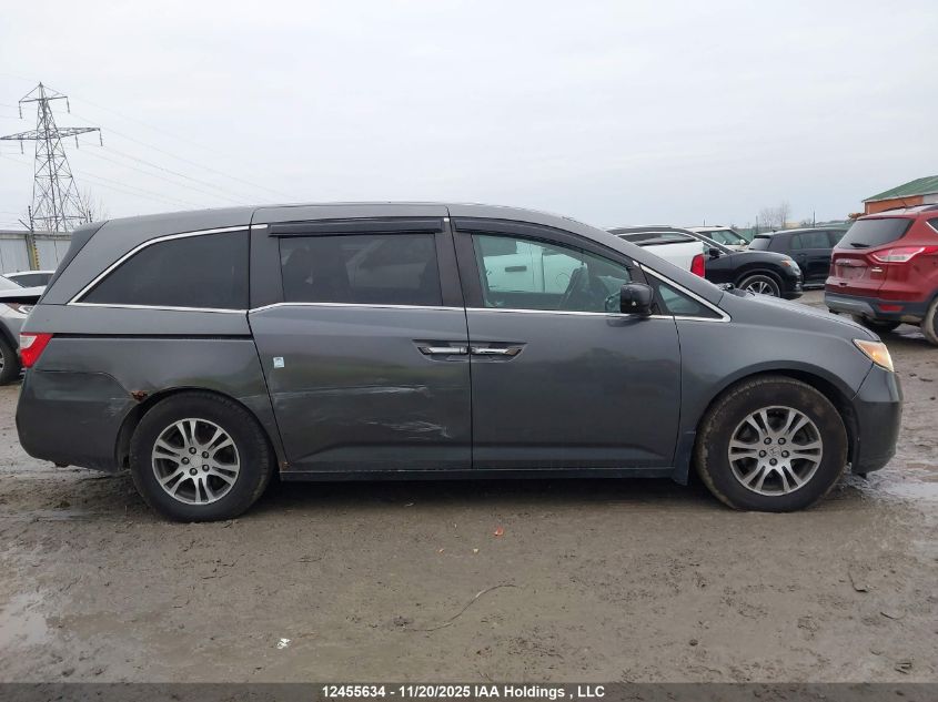 2011 Honda Odyssey Exl VIN: 5FNRL5H62BB510147 Lot: 12455634