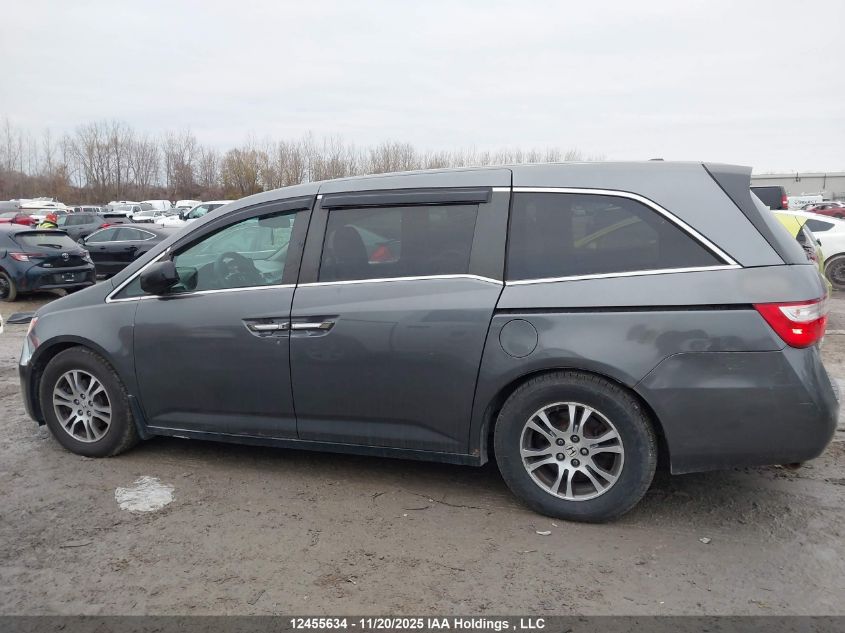 2011 Honda Odyssey Exl VIN: 5FNRL5H62BB510147 Lot: 12455634
