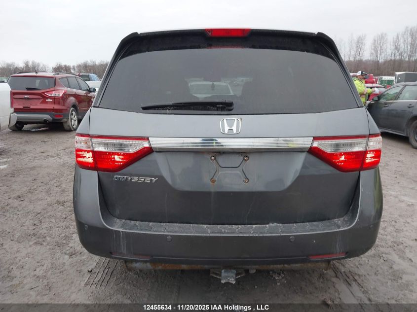 2011 Honda Odyssey Exl VIN: 5FNRL5H62BB510147 Lot: 12455634