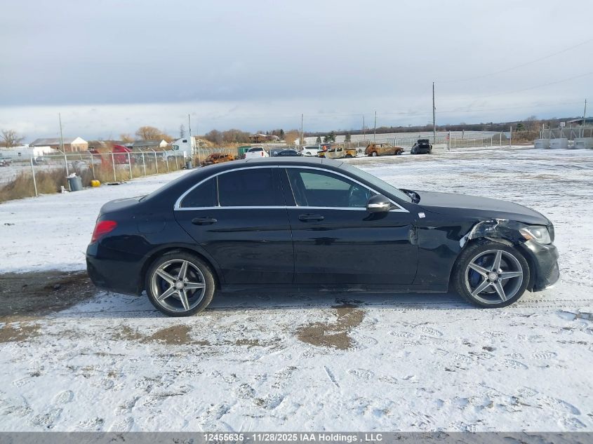 2015 Mercedes-Benz C 300 4Matic VIN: 55SWF4KB0FU046595 Lot: 12455635