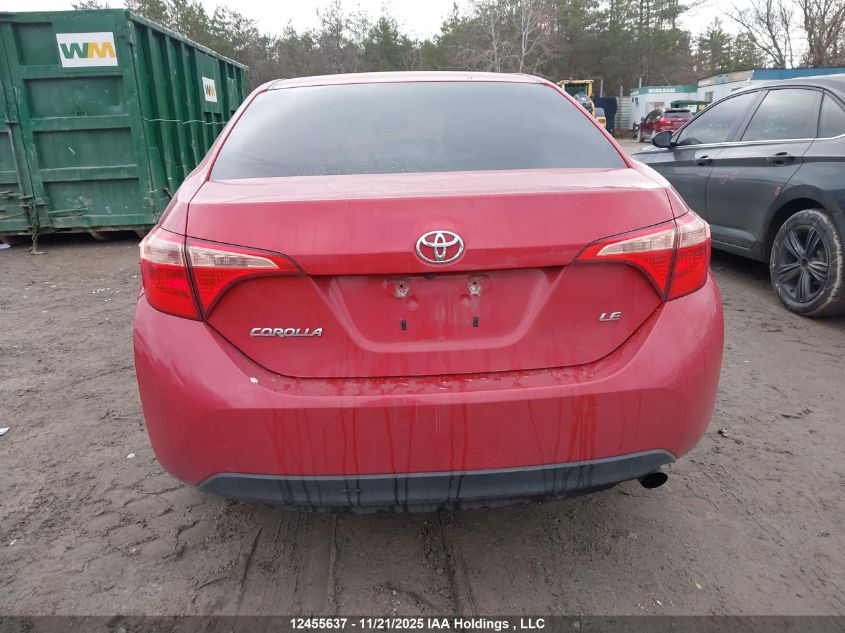 2017 Toyota Corolla Le VIN: 2T1BURHE5HC931323 Lot: 12455637