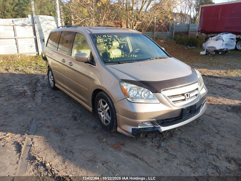 5FNRL38886B513338 2006 Honda Odyssey Touring auction photo 1