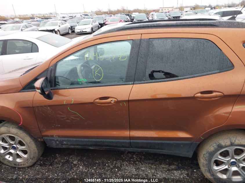 2020 Ford Ecosport Se VIN: MAJ6S3GL8LC386052 Lot: 12455745