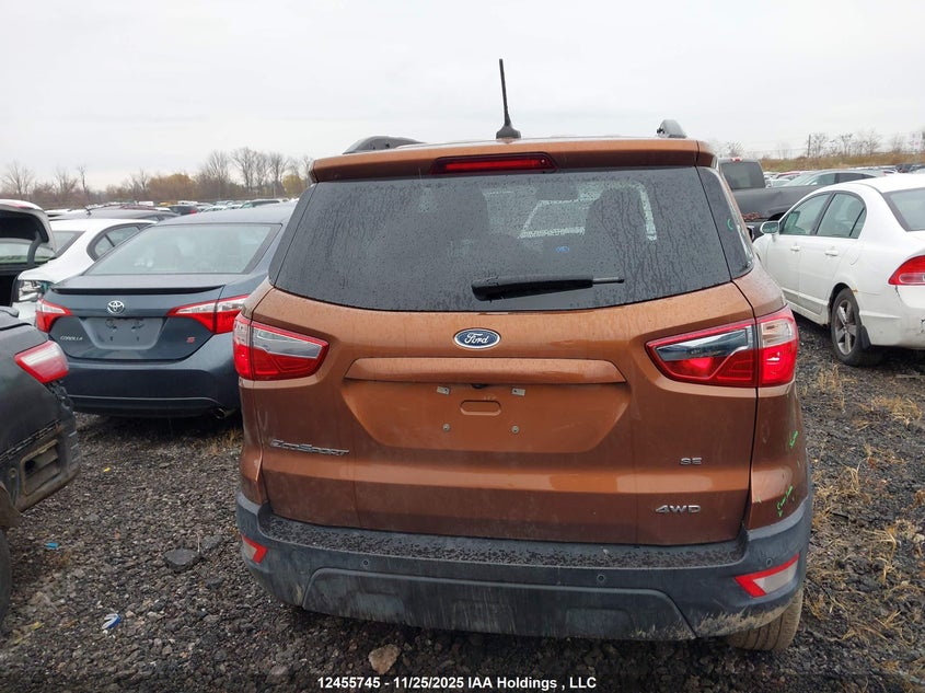 2020 Ford Ecosport Se VIN: MAJ6S3GL8LC386052 Lot: 12455745